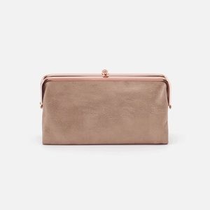 HOBO Lauren Clutch in Rose Gold